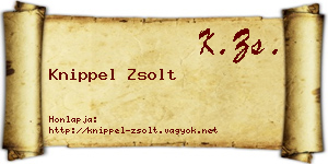 Knippel Zsolt névjegykártya